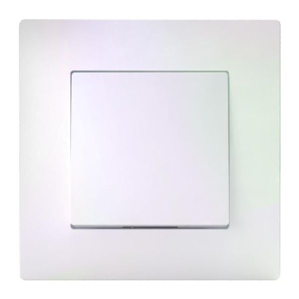 Выключатель 1-кл. СП Pixel 10А IP20 в сборе перламутр. TOKOV ELECTRIC TKE-PX-V1F-C04