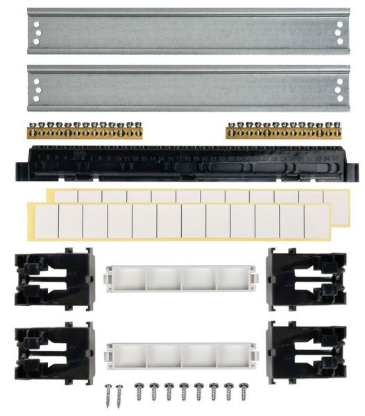 Корпус ЩРВ-П-24 TEKFOR IP41 черн. прозр. дверь пластик. IEK TF5-KP12-V-24-41-K01-K03