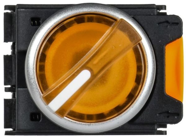 Переключатель 2 полож. 1НО+1НЗ с подсветкой желт. MASTER IEK MI-SW60-11XD-3-14-2-K05