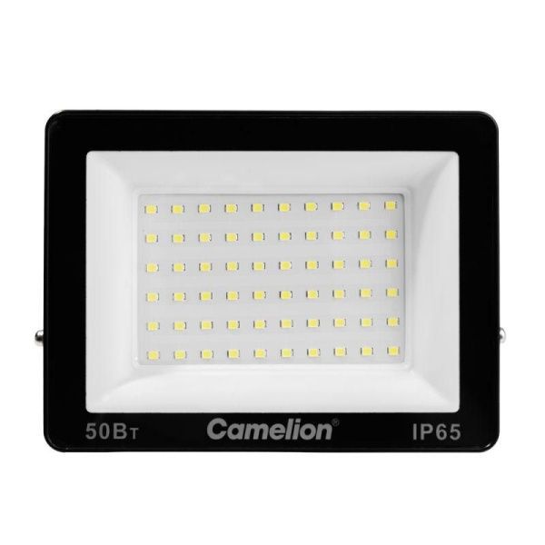 Прожектор светодиодный LFL-5004 C02 LED SMD 50Вт IP65 6500К 5000лм 230В 153х136х30 черн. Camelion 16332