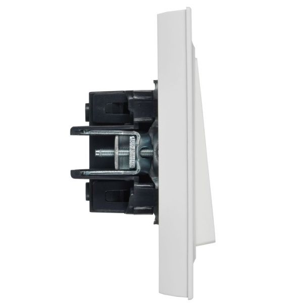 Выключатель 2-кл. СП BRITE ВСР10-2-0-БрАБ 10А в сборе арктич. бел. IEK BR-V20-0-10-K91-F