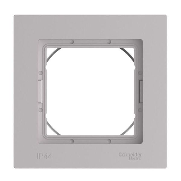 Рамка 1-м AtlasDesign Aqua IP44 алюм. SE ATN440301
