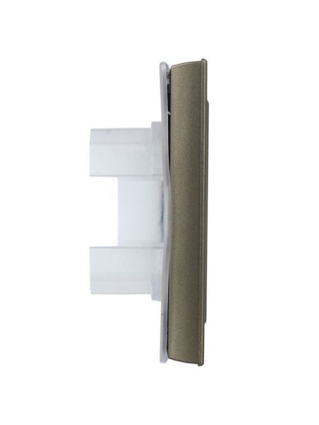 Рамка 1-м IP44 BRITE РУ-1-БрШ-44 шампань IEK BR-M12-44-K37
