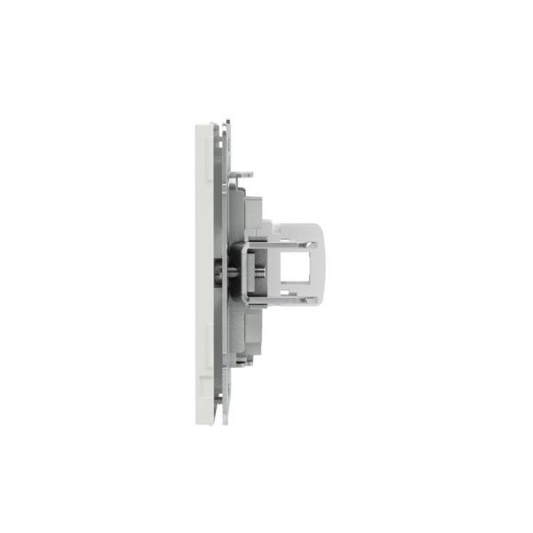 Розетка компьютерная 1-м KANT RJ45 кат.6A без шторки бел. песок DKC 7010673