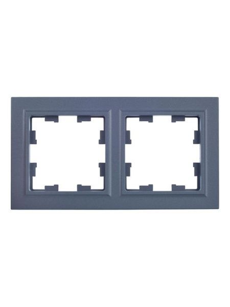 Рамка 2-м BRITE РУ-2-БрМ маренго IEK BR-M22-K35
