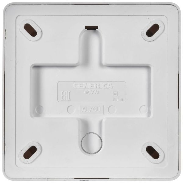 Розетка 4-м ОП Октава 10А IP20 без заземл. бел. GENERICA ERO40-K01-10-DC