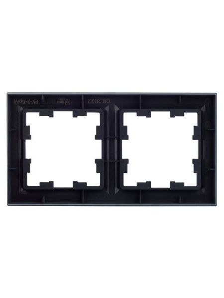 Рамка 2-м BRITE РУ-2-БрМ маренго IEK BR-M22-K35