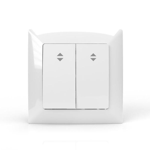 Переключатель проходной 2-кл. СП AVA 10А IP20 в сборе бел. TOKOV ELECTRIC TKL-AV-P2F-C01