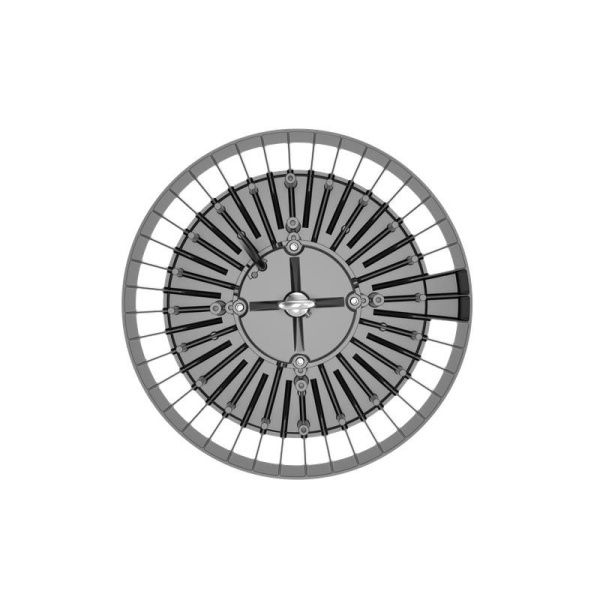 Светильник светодиодный ДСП IB 11 S 200W VW 840 BK 353х353х117мм 200Вт 4000К IP65 High Bay подвес черн. Русский Свет 16091123175