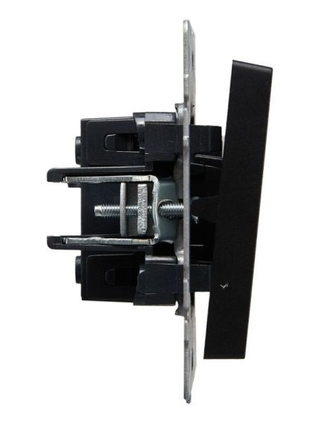 Выключатель 1-кл. СП BRITE ВС10-1-0-БрЧ 10А механизм черн. IEK BR-V10-0-10-K02