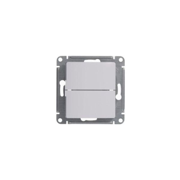 Выключатель 2-кл. СП Glossa 10А IP20 (сх. 5) 10AX механизм бел. SE GSL000151