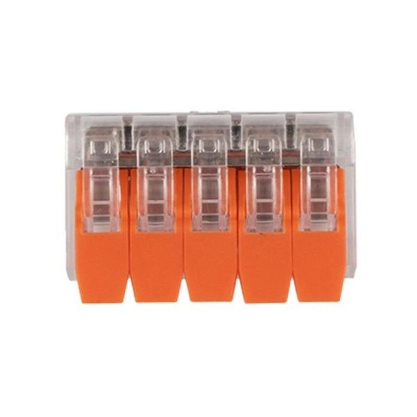 Клемма монтажная рычажного соединения PTC-5P 221-415 450В 32А 0.14-4.0кв.мм JazzWay 5050945