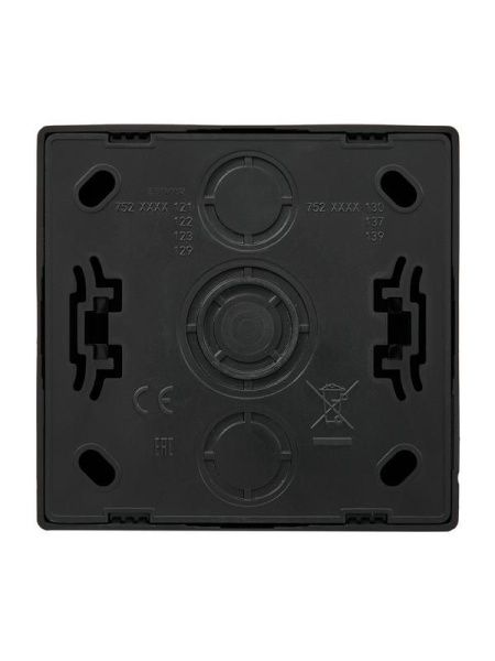 Розетка компьютерная.1-м ОП RJ45 LETO черн. бархат LEZARD 752-4200-139