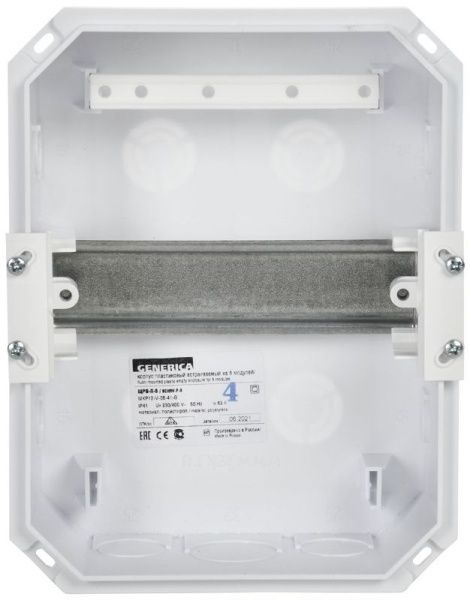 Бокс ЩРВ-П-6 мод. встраив. пластик IP41 GENERICA MKP12-V-06-41-G