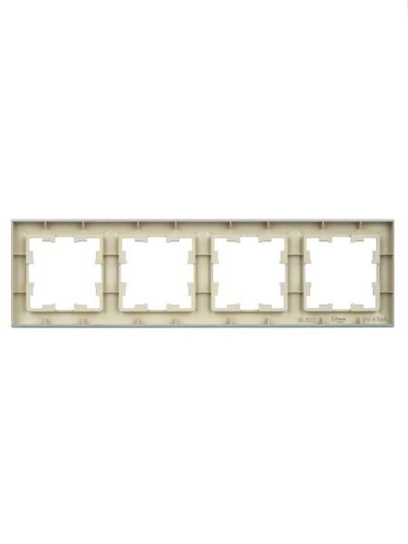 Рамка 4-м BRITE РУ-4-БрА алюм. IEK BR-M42-K47