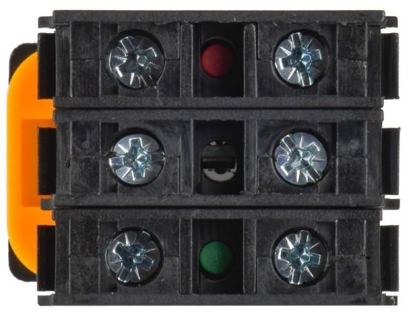 Переключатель 2 полож. 1НО+1НЗ с подсветкой зел. MASTER IEK MI-SW60-11XD-3-14-2-K06