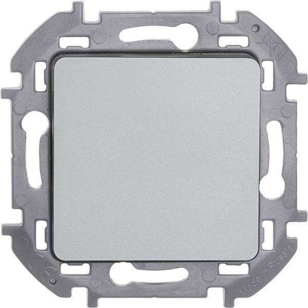 Выключатель 1-кл. Inspiria 10А IP20 250В 10AX механизм алюм. IEK 673602