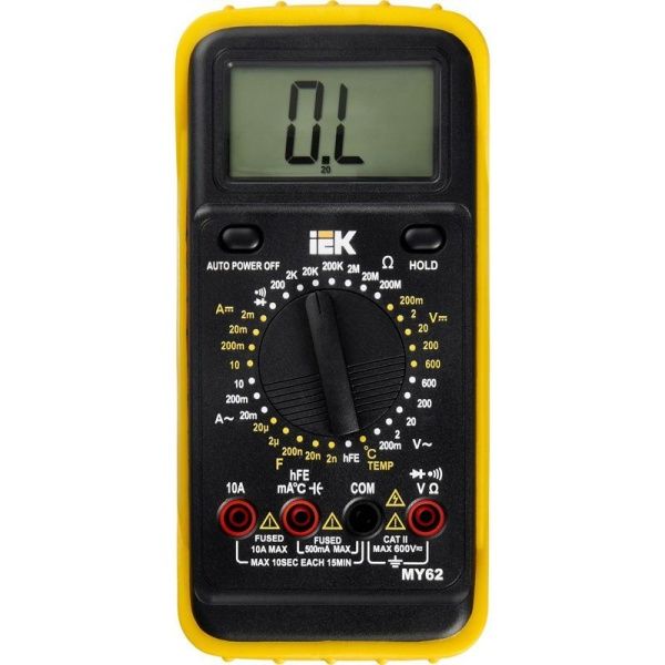 Мультиметр цифровой Professional MY62I IEK TMD-5S-062