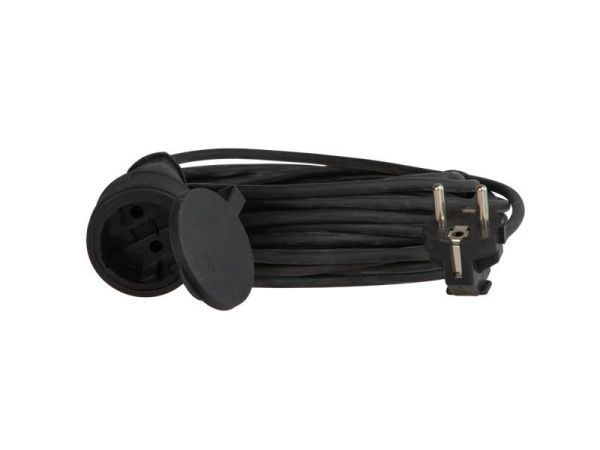 Удлинитель-шнур 1х20м 10А IP44 3500Вт 220-350В КГ 2х1.0мм каучук КОСМОС YSHKsm20m-1g(10A)KG