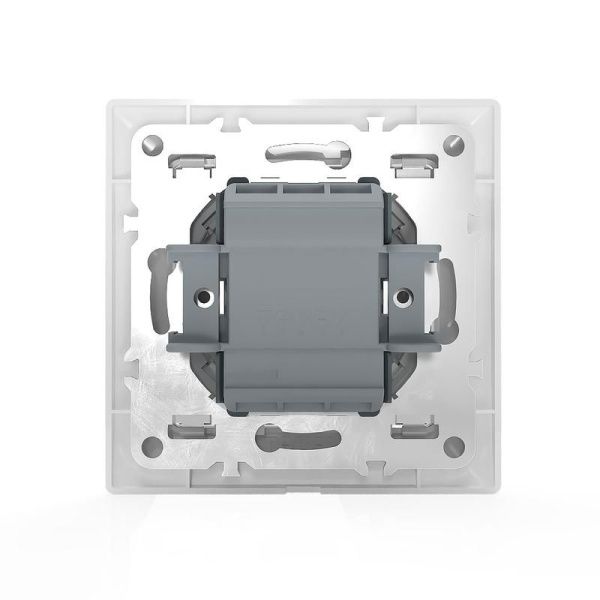Выключатель 1-кл. СП AVA 10А IP20 с индикатором в сборе бел. TOKOV ELECTRIC TKL-AV-V1IF-C01