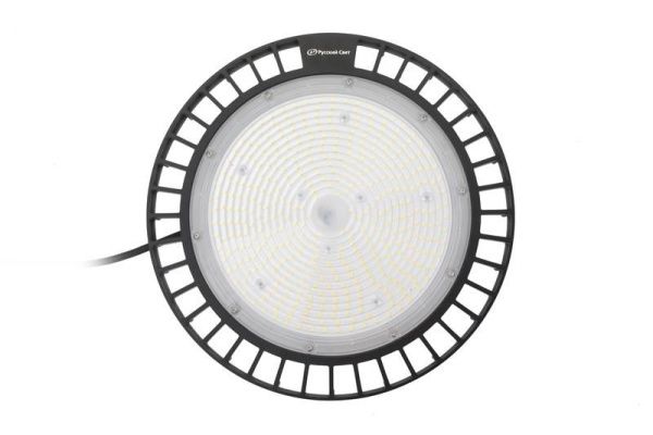 Светильник светодиодный ДСП IB 11 S 150W W 840 BK 298х298х112мм 150Вт 4000К IP65 High Bay подвес черн. Русский Свет 16091123170