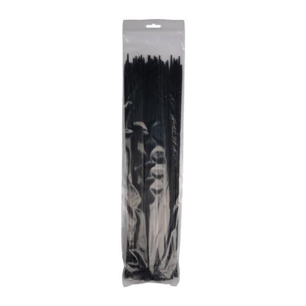 Хомут кабельный PCT 4.8х400-100BL 4.8х400 PA6.6 черн.(уп.100шт) JazzWay 5054691