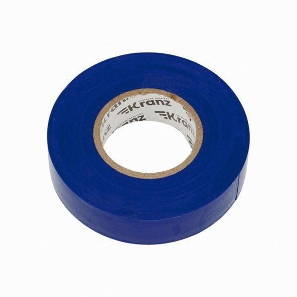 Изолента ПВХ профессиональная 0.18х19мм 20м син. Kranz KR-09-2805