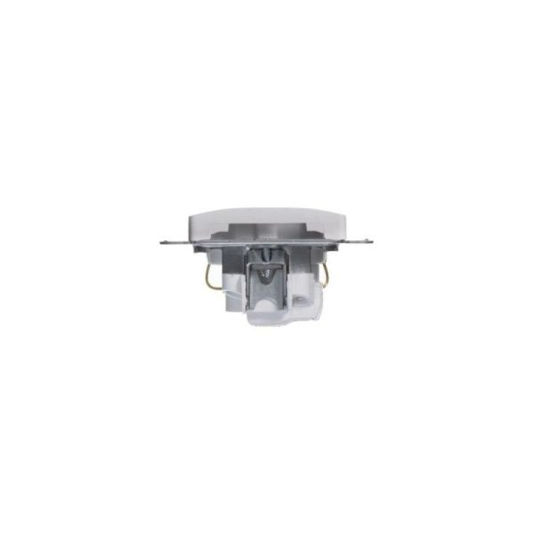 Розетка 1-м СП Glossa 16А IP20 с заземл. механизм бел. SE GSL000143