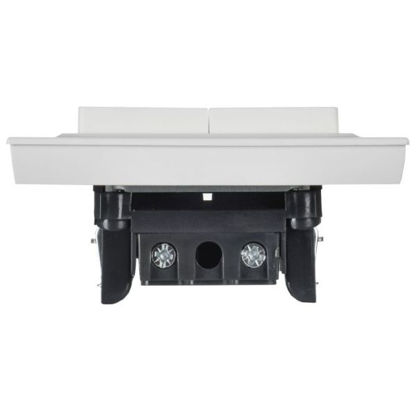 Выключатель 2-кл. СП BRITE ВСР10-2-0-БрАБ 10А в сборе арктич. бел. IEK BR-V20-0-10-K91-F