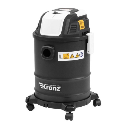 Пылесос строительный KR15 1200Вт 15л 4м Kranz KR-16-1115