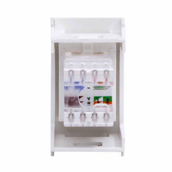 Розетка компьютерная 1-м 1мод. Viva RJ45 кат.5E бел. DKC 45038