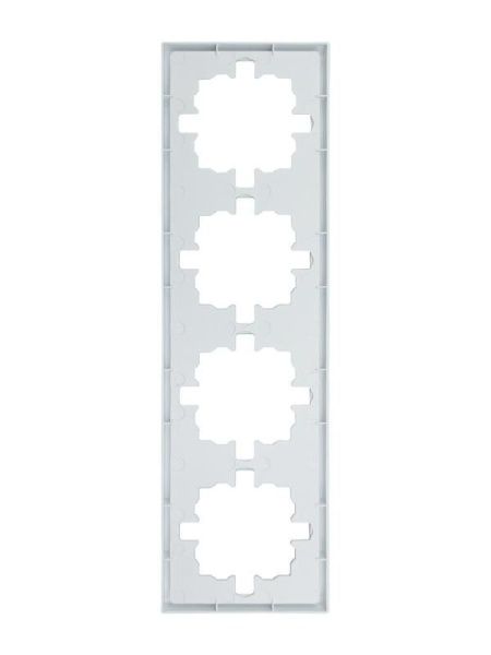 Рамка 4-м ZIMA горизонт. бел. LEZARD 704-0200-149