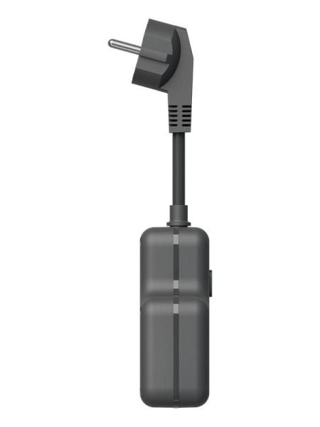 Удлинитель с сетевым фильтром 3х0.3м 10А 2USB + 1USBC 2500Вт ПВС 3х1 компакт черн. КОСМОС FRKsm0.3m-3g(B)USB