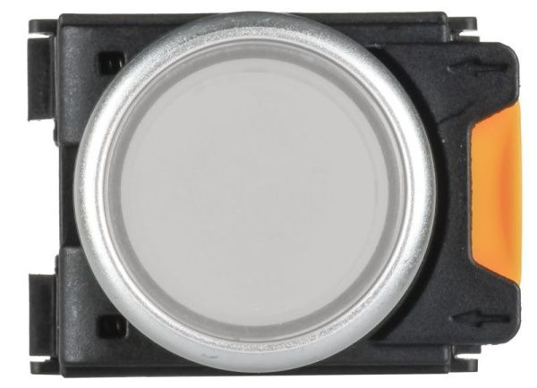 Кнопка d22мм 1НО+1НЗ MASTER с подсветкой и фиксацией бел. IEK MI-BT60-11TD-3-11-K01