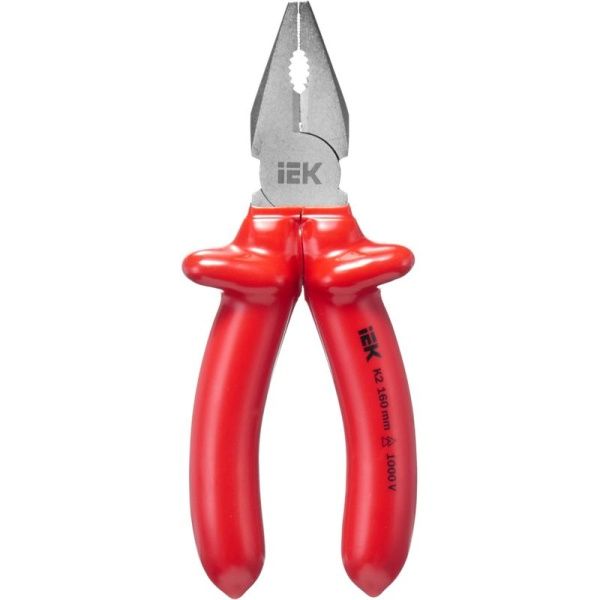 Пассатижи диэлектрические Profi 160мм 1000В ARMA2L 3 IEK A2L3-PL20-K2-160