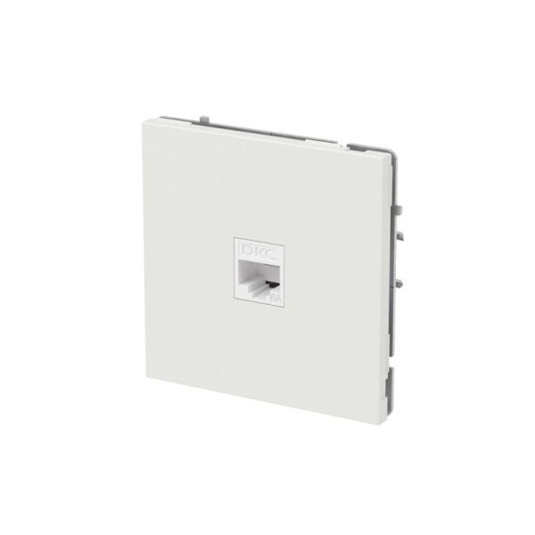 Розетка компьютерная 1-м KANT RJ45 кат.6A без шторки бел. песок DKC 7010673