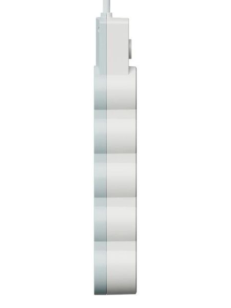 Удлинитель 4х3м с заземл. 10А IP20 USB type-Aх2 + type-C 2500Вт 220В ПВС 3х1 с выкл. бел. КОСМОС YKsm3m4g-Z-VU10А-W