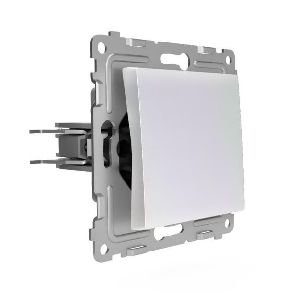 Выключатель 1-кл. СП Pixel 10А IP20 с индикатором механизм перламутр. TOKOV ELECTRIC TKE-PX-V1I-C04
