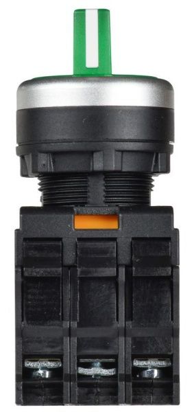 Переключатель 3 полож. 2НО с подсветкой зел. MASTER IEK MI-SW60-20XD-4-14-3-K06