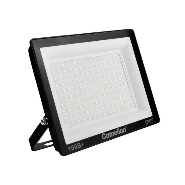 Прожектор светодиодный LFL-10004 C02 LED SMD 100Вт IP65 6500К 10000лм 230В 245х233.5Х31 черн. Camelion 16333