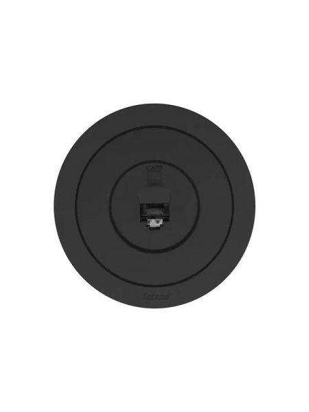 Розетка компьютерная СП OSEN RJ45 кат.6 механизм черн. бархат LEZARD 743-4288-140