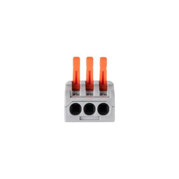 Клемма монтажная СМК PTC-3P 4233 BL/3 450В 32А 0.08-2.5(4.0)кв.мм JazzWay 5073708