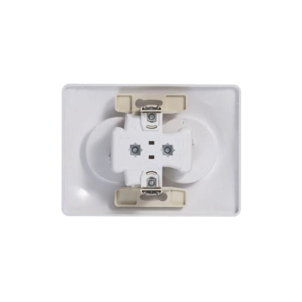 Розетка 2-м СП Glossa 16А IP20 без заземл. бел. SE GSL000120