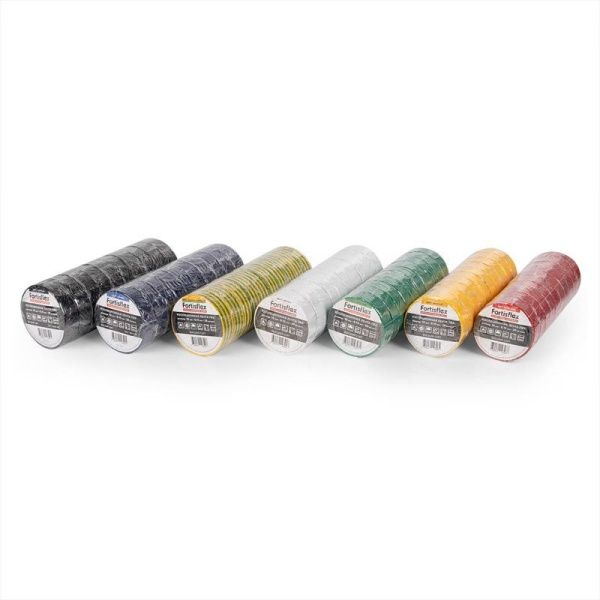 Изолента ПВХ 19х0.15x20 красн. Fortisflex 71234