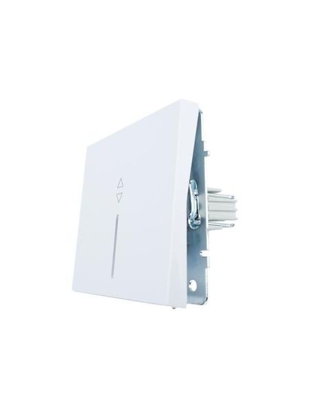 Выключатель проходной 1-кл. 1п СП ZIMA 10А IP20 с индикацией безвинтов. зажим механизм бел. LEZARD 704-0288-114QC