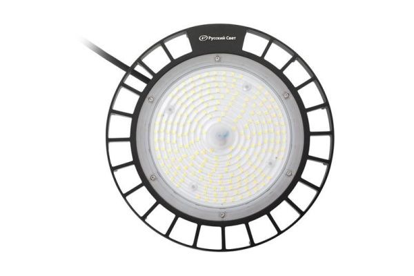 Светильник светодиодный ДСП IB 11 S 100W VW 850 BK 257х257х155мм 100Вт 5000К IP65 High Bay подвесной черн. Русский Свет 16091124344