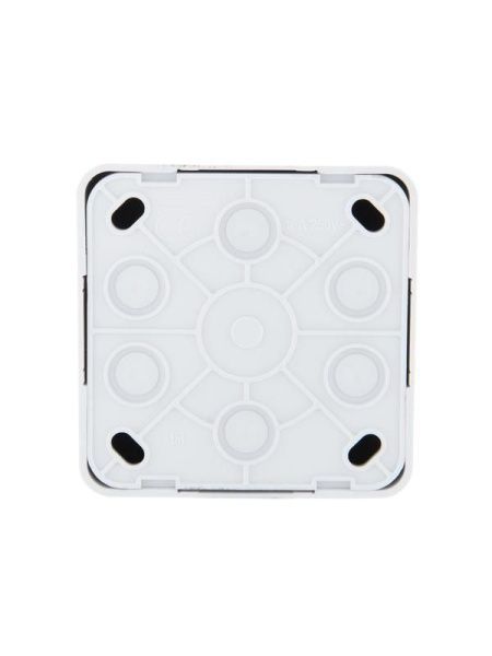 Розетка 1-м ОП Viola 16А IP20 без заземл. бел. LEZARD 751-0200-121