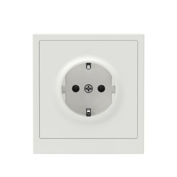 Розетка силовая KANT 2P+E без шторки бел. песок DKC 7010033