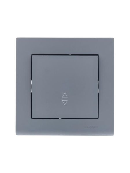 Переключатель проходной 1-кл. СП Vesna механизм графит LEZARD 742-3488-105