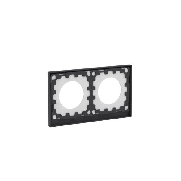 Рамка 2-м KANT IP44 черн. уголь DKC7012944